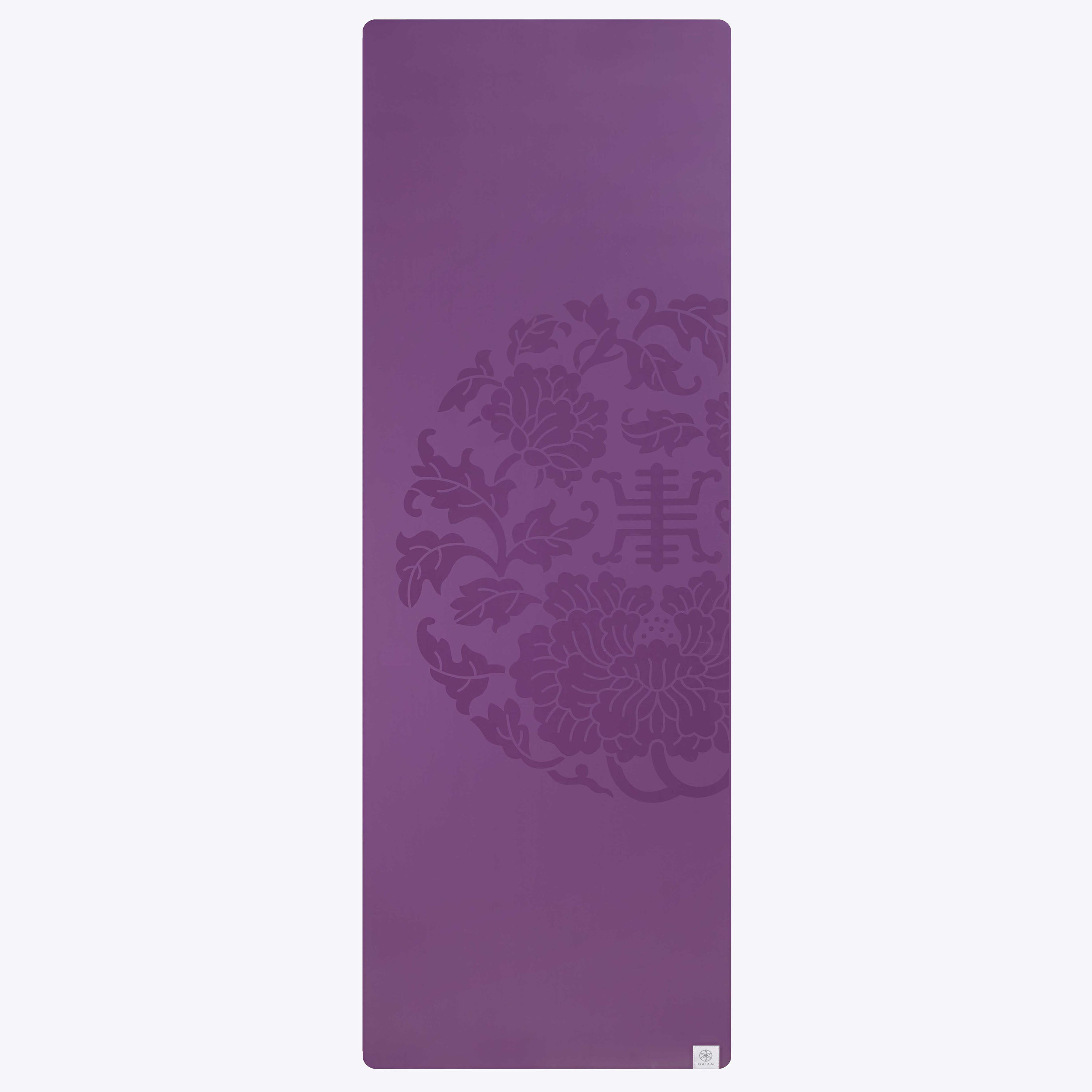 Gaiam Dry Grip Yoga Mat - Purple (5mm) : Target