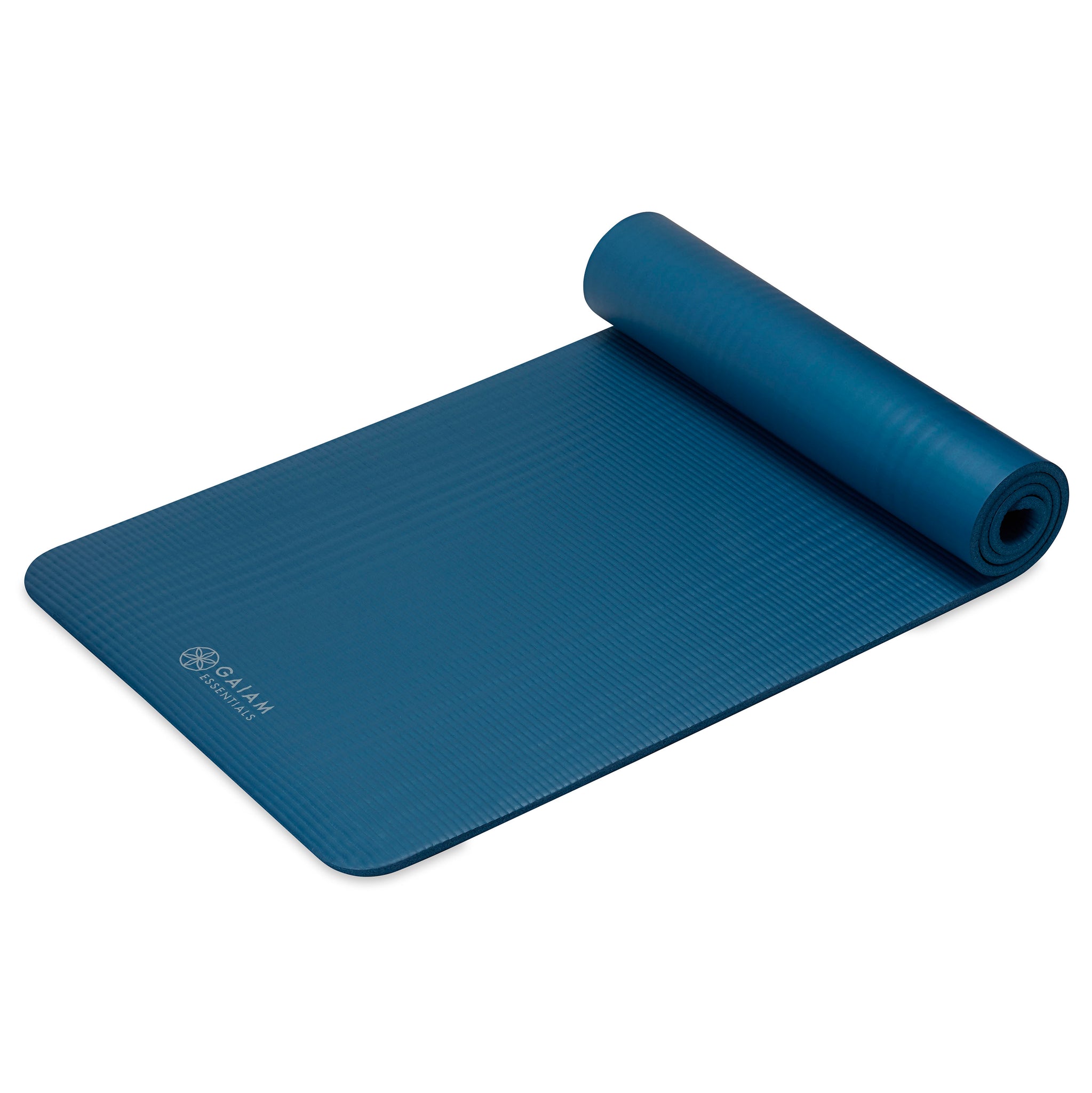 Gaiam Essentials Premium Yoga Mat with Yoga Mat Carrier Sling (72L X 24W  X 1/4