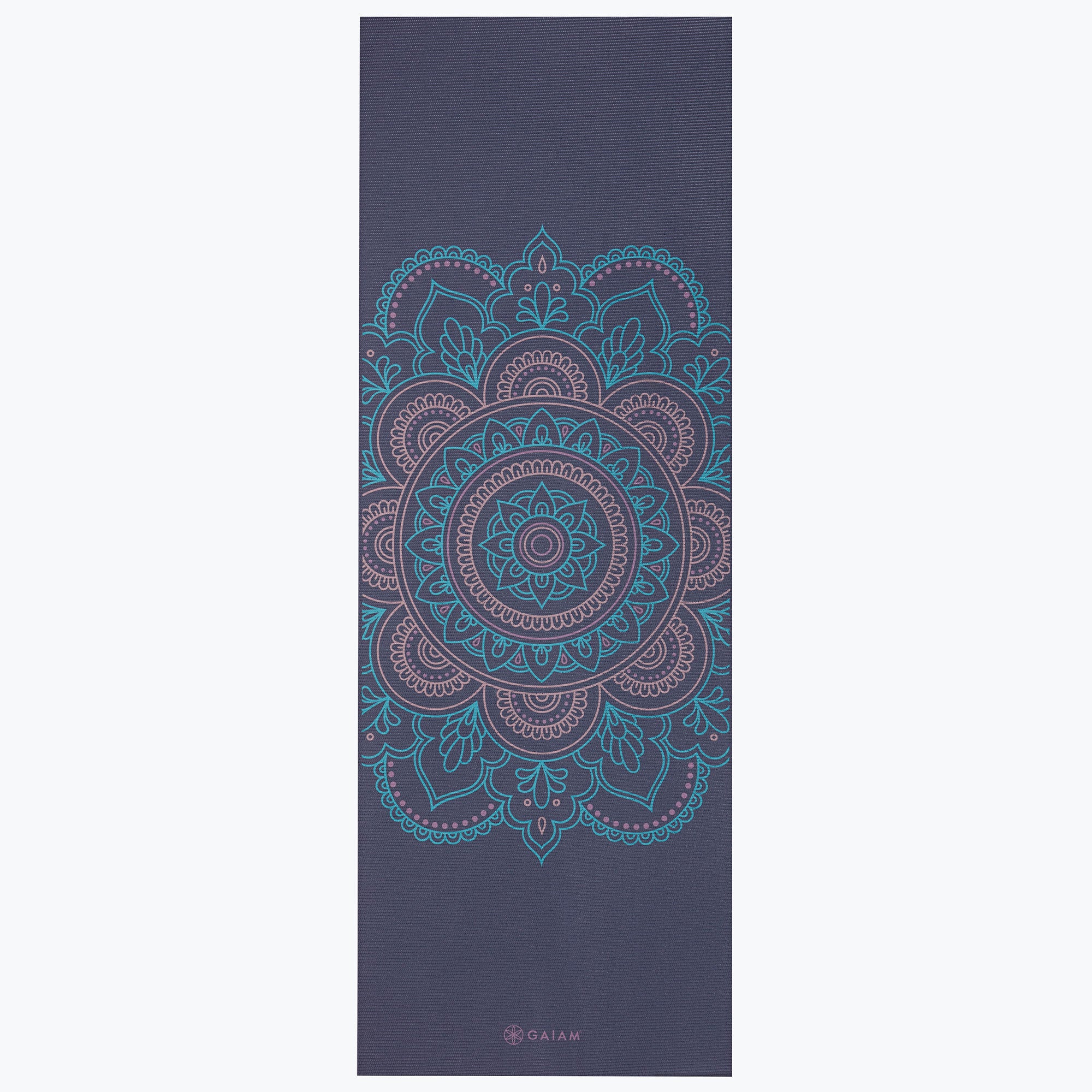 Tapete de ioga reversível Gaiam Premium de 6 mm (cores) cor lilás/Inner  Peace Lotus